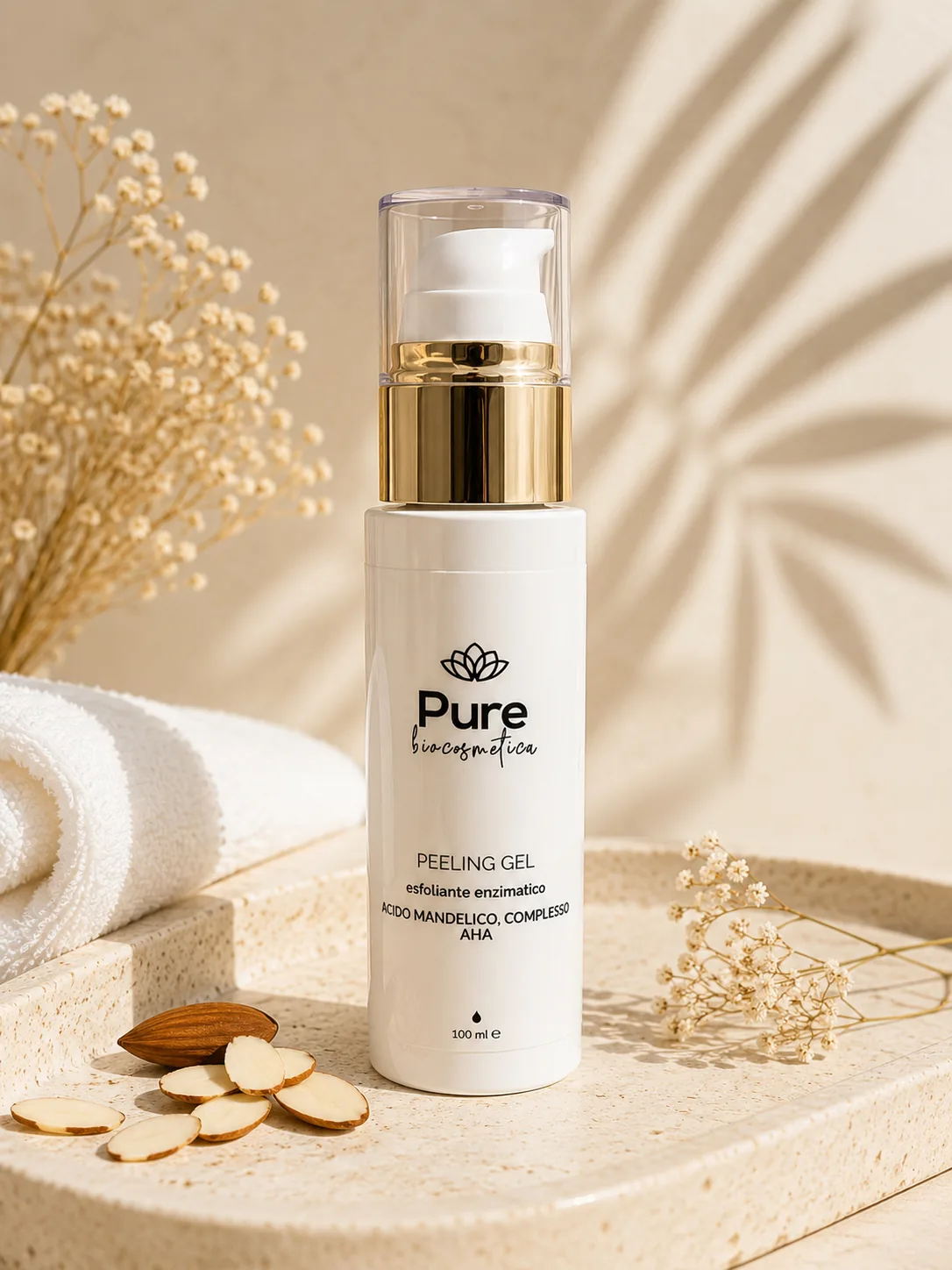Peeling gel Pure biocosmetica con acido mandelico