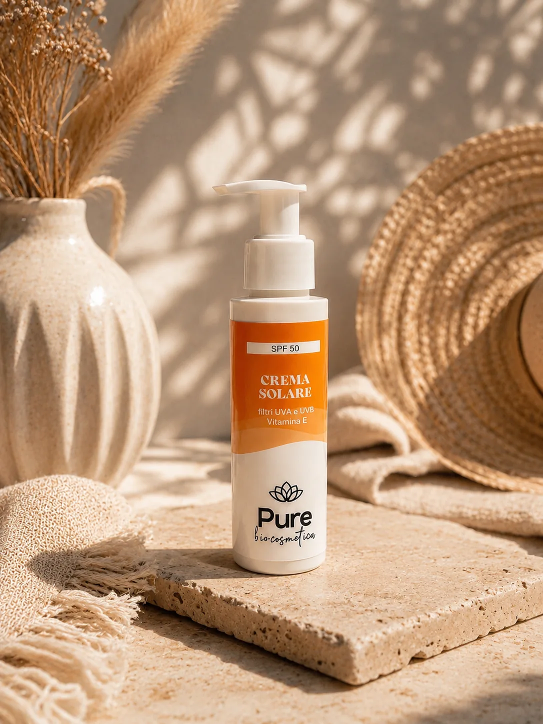 Crema solare SPF 50 Pure biocosmetica